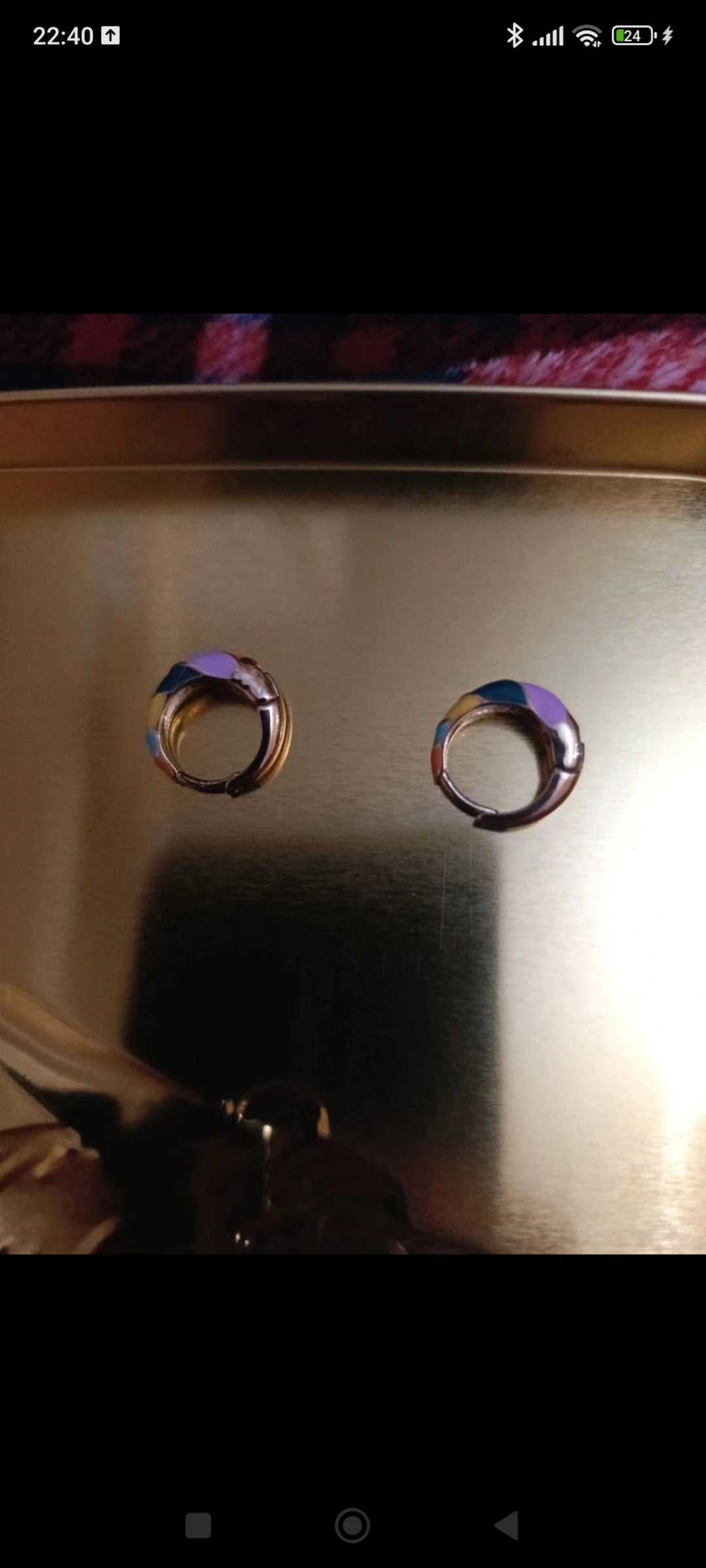 Pendientes aro clicker